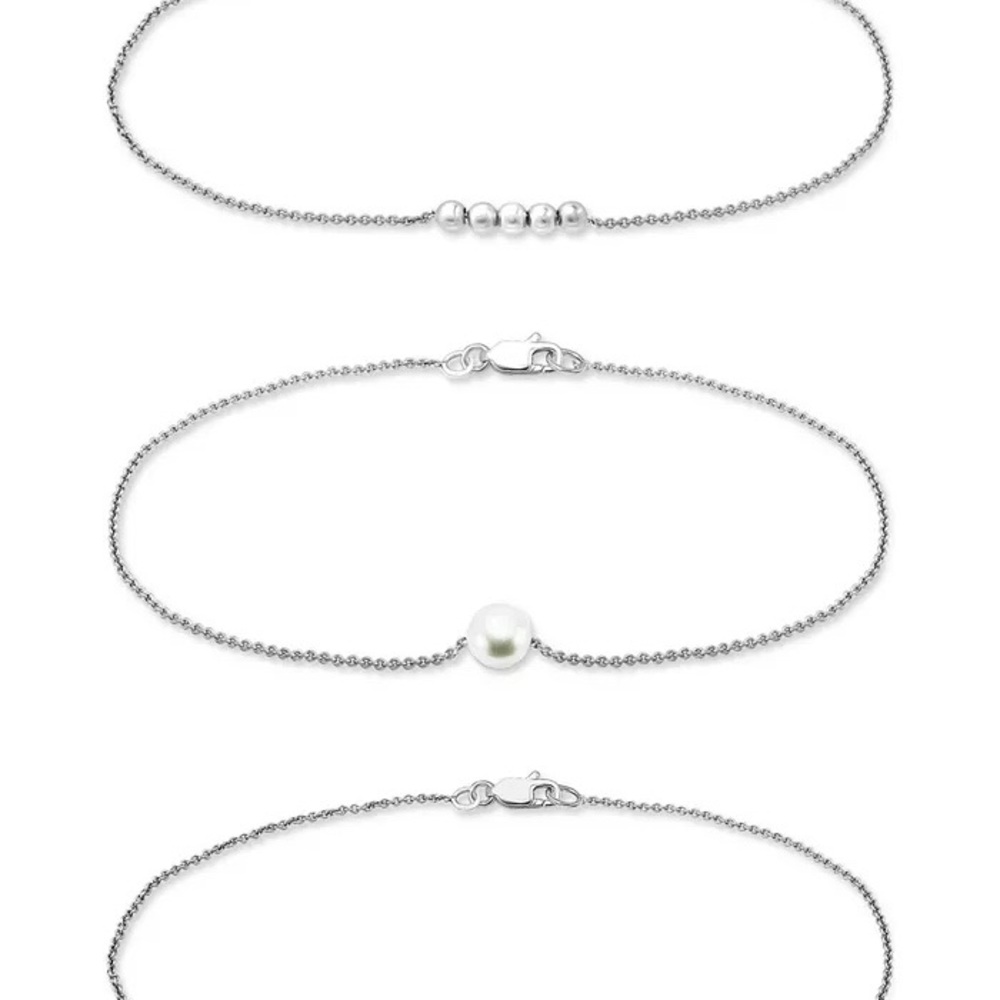 Giani Bernini Pearl, Bead, & Bar Bracelets - NWT